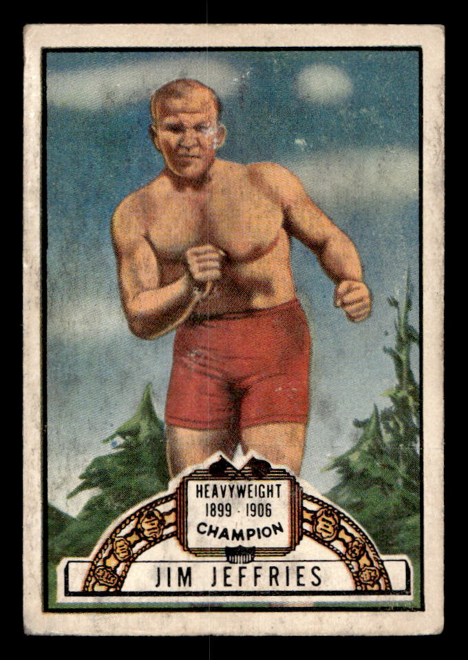 1951 Topps Ringside Boxing #54 Jim Jeffries - G #2