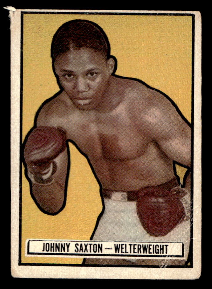1951 Topps Ringside Boxing #18 Johnny Saxton - G/VG