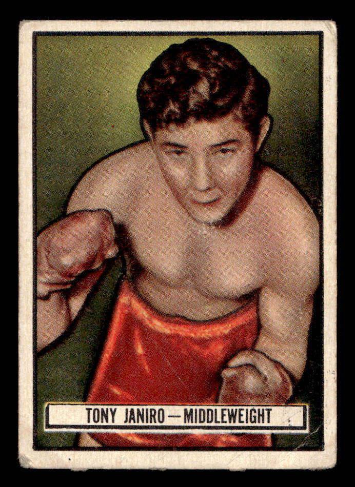 1951 Topps Ringside Boxing #21 Tony Janiro - G/VG