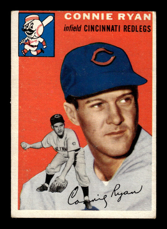 1954 Topps #136 Connie Ryan - Cincinnati Redlegs VG
