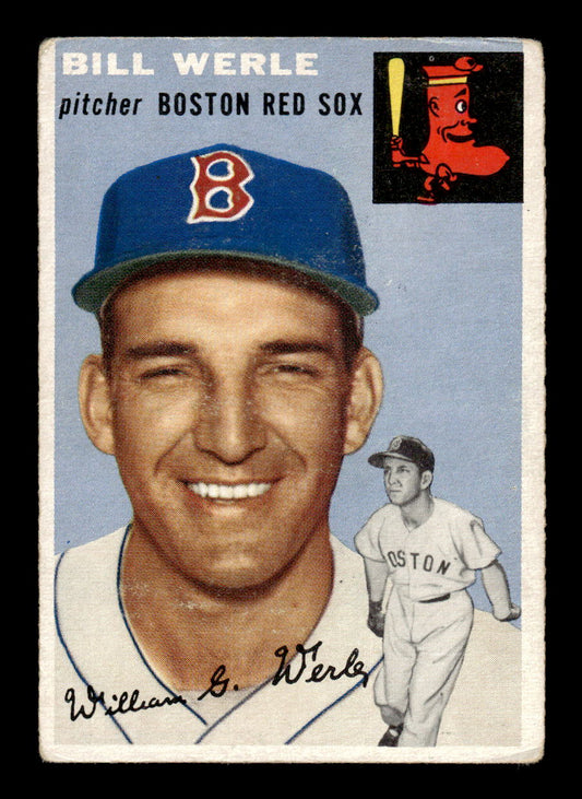 1954 Topps #144 Bill Werle - Boston Red Sox VG