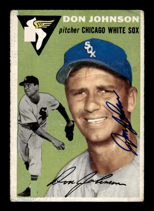 1954 Topps #146 Don Johnson - Chicago White Sox SIGNED AUTO
