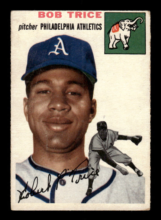 1954 Topps #148 Bob Trice - Philadelphia Athletics RC VG