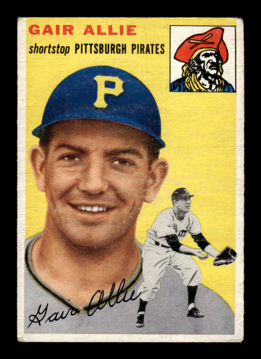 1954 Topps #179 Gair Allie - Pittsburgh Pirates RC VG