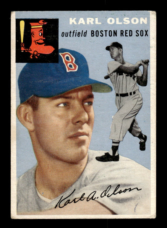 1954 Topps #186 Karl Olson - Boston Red Sox VG