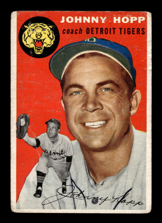 1954 Topps #193 Johnny Hopp - Detroit Tigers G