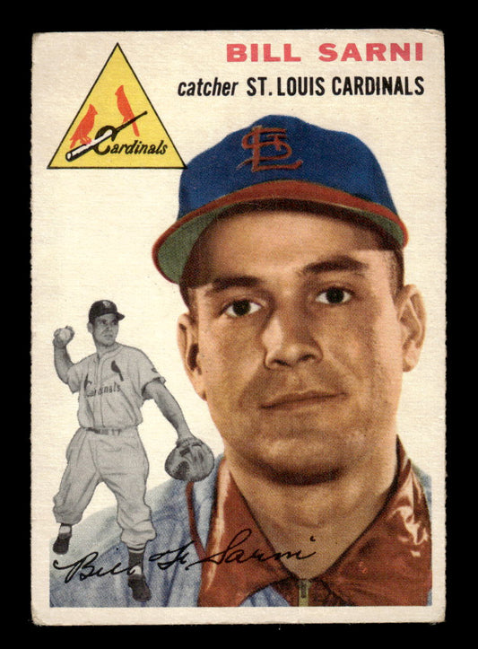 1954 Topps #194 Bill Sarni - St. Louis Cardinals RC VG