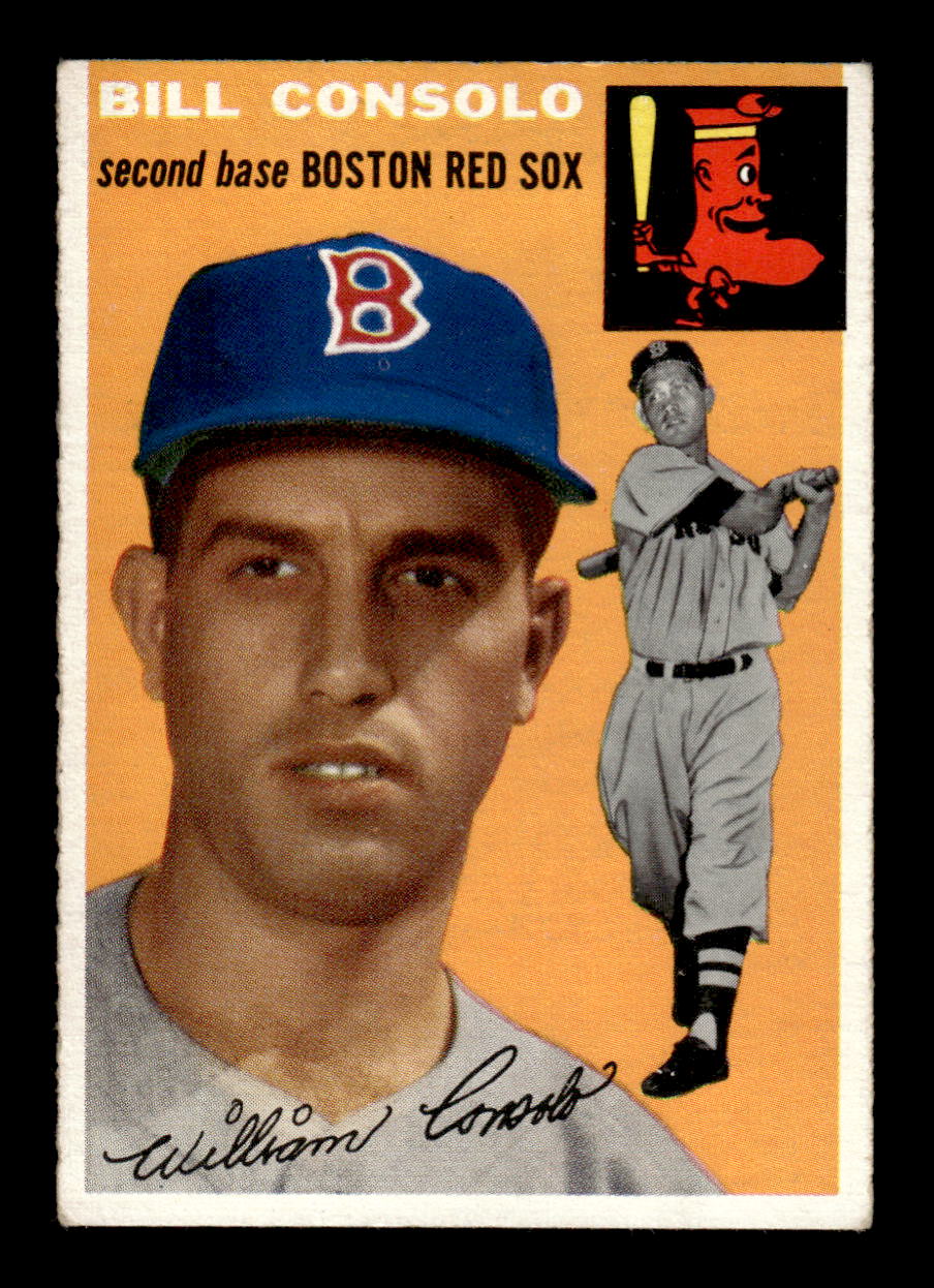 1954 Topps #195 Billy Consolo - Boston Red Sox RC VG