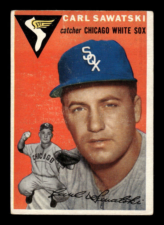 1954 Topps #198 Carl Sawatski - Chicago White Sox VG