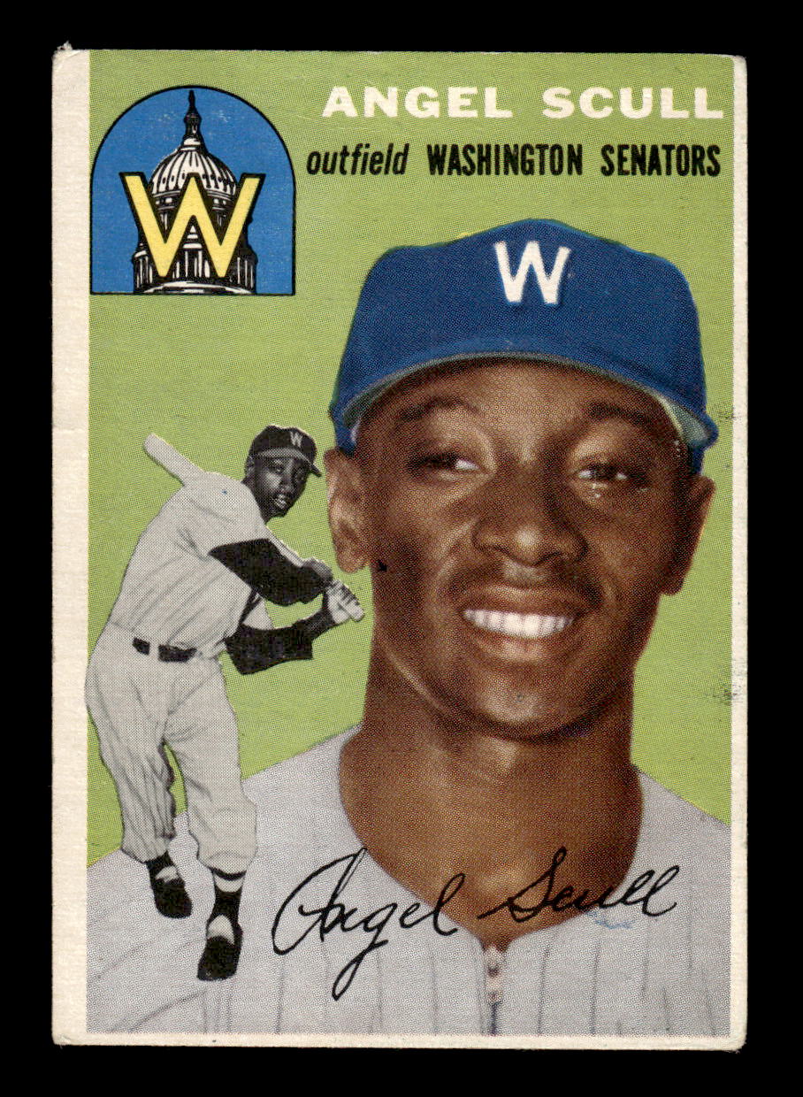 1954 Topps #204 Angel Scull - Washington Senators RC VG