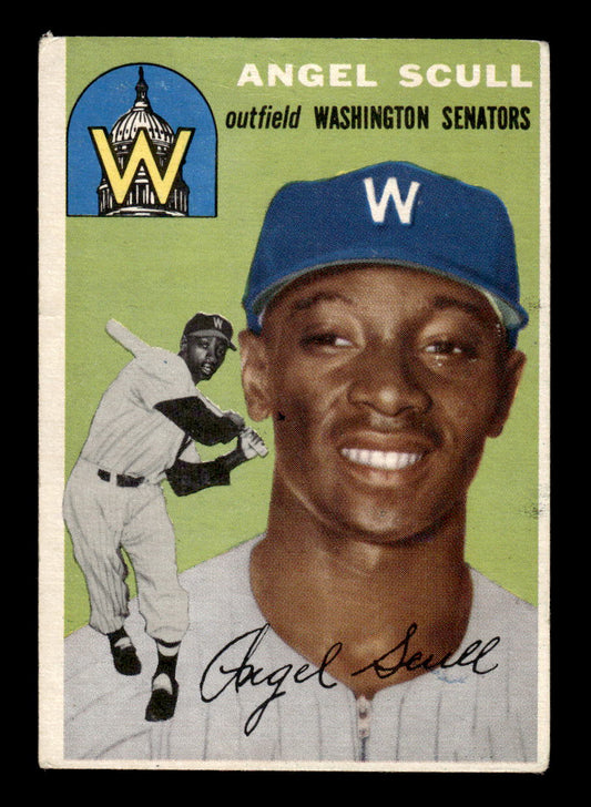 1954 Topps #204 Angel Scull - Washington Senators RC VG