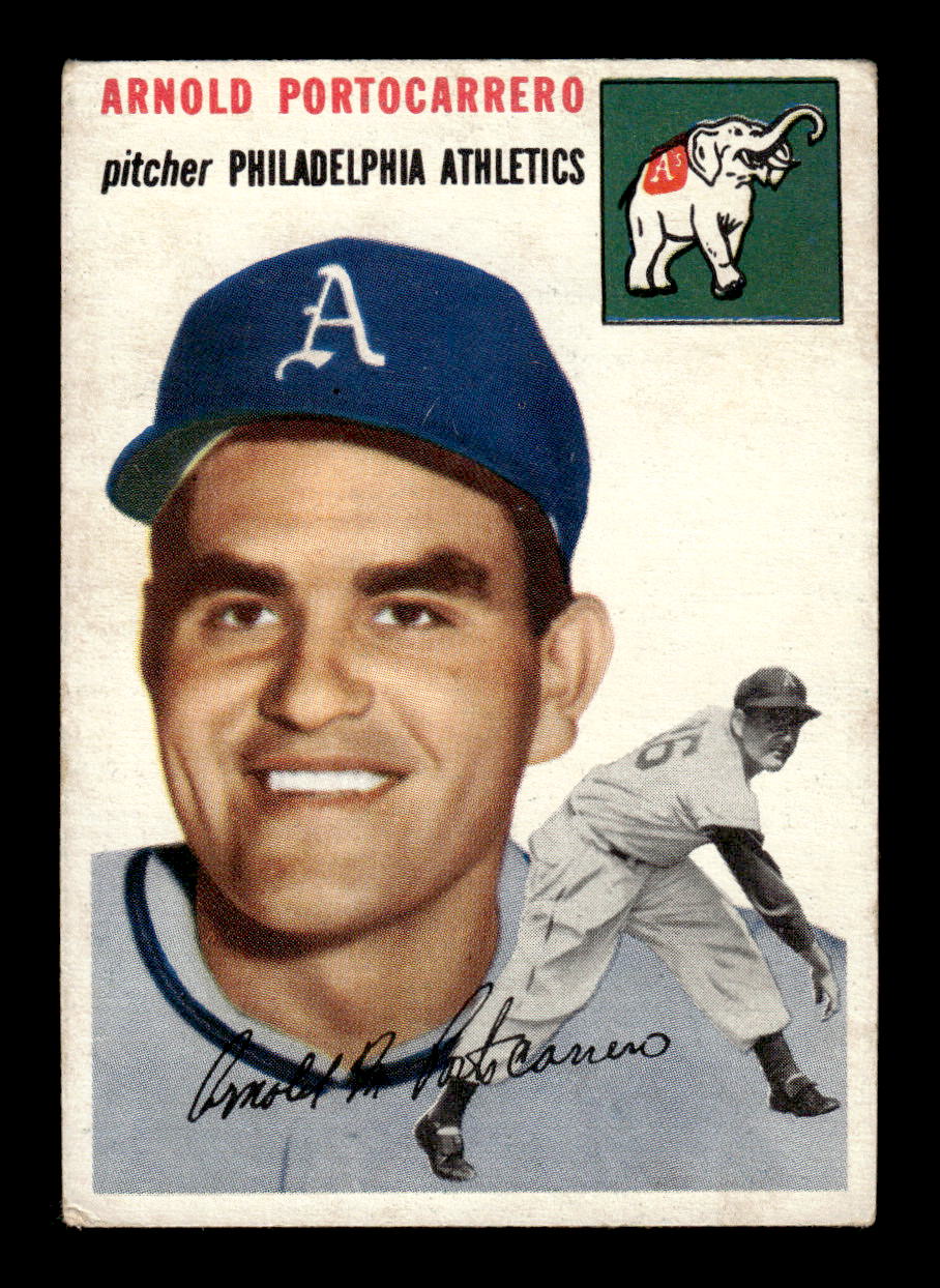 1954 Topps #214 Arnold Portocarrero - Philadelphia Athletics RC VG