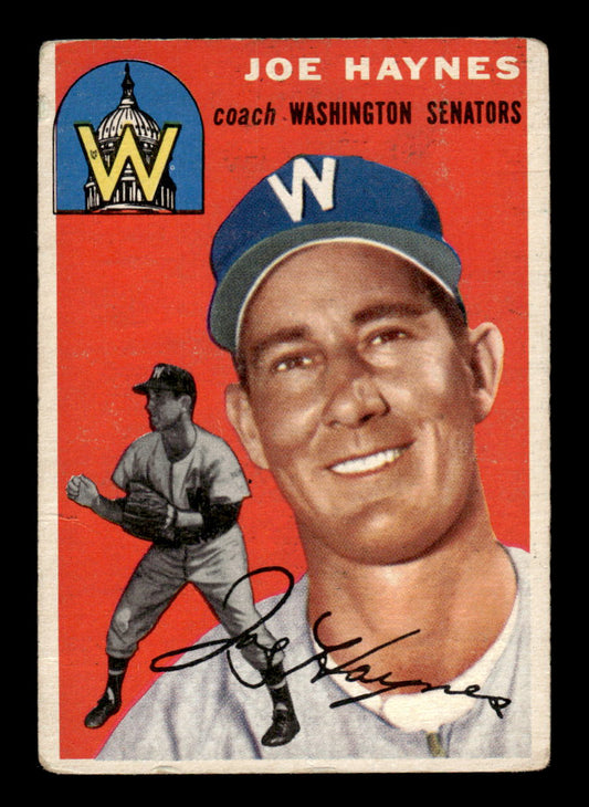 1954 Topps #223 Joe Haynes - Washington Senators VG