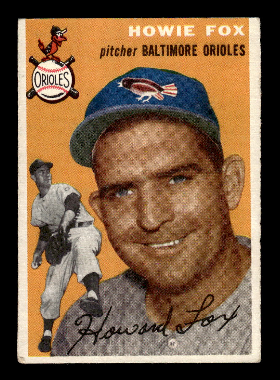 1954 Topps #246 Howie Fox - Baltimore Orioles VG