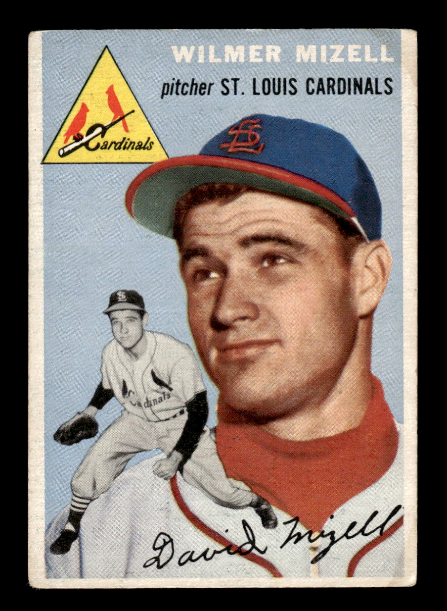 1954 Topps #249 Wilmer Mizell - St. Louis Cardinals VG
