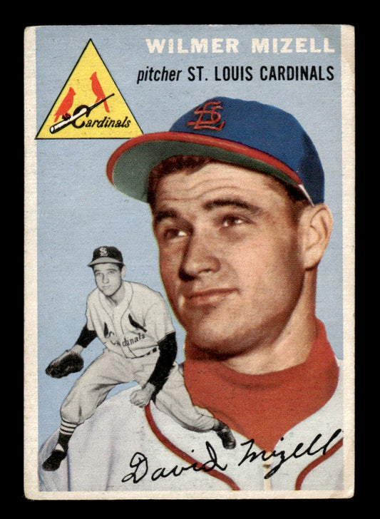 1954 Topps #249 Wilmer Mizell - St. Louis Cardinals VG