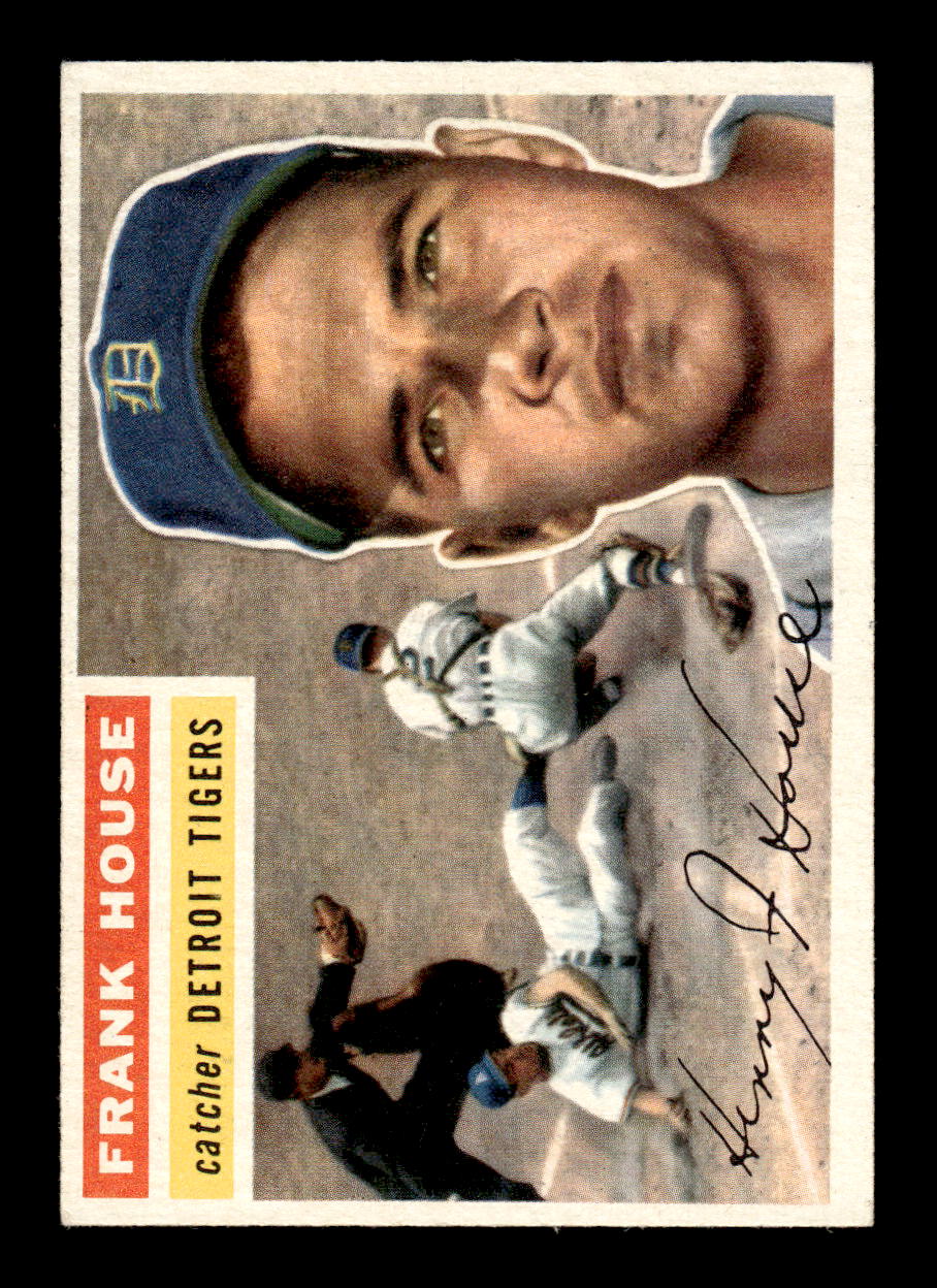1956 Topps #32 Frank House - Detroit Tigers EX White Back
