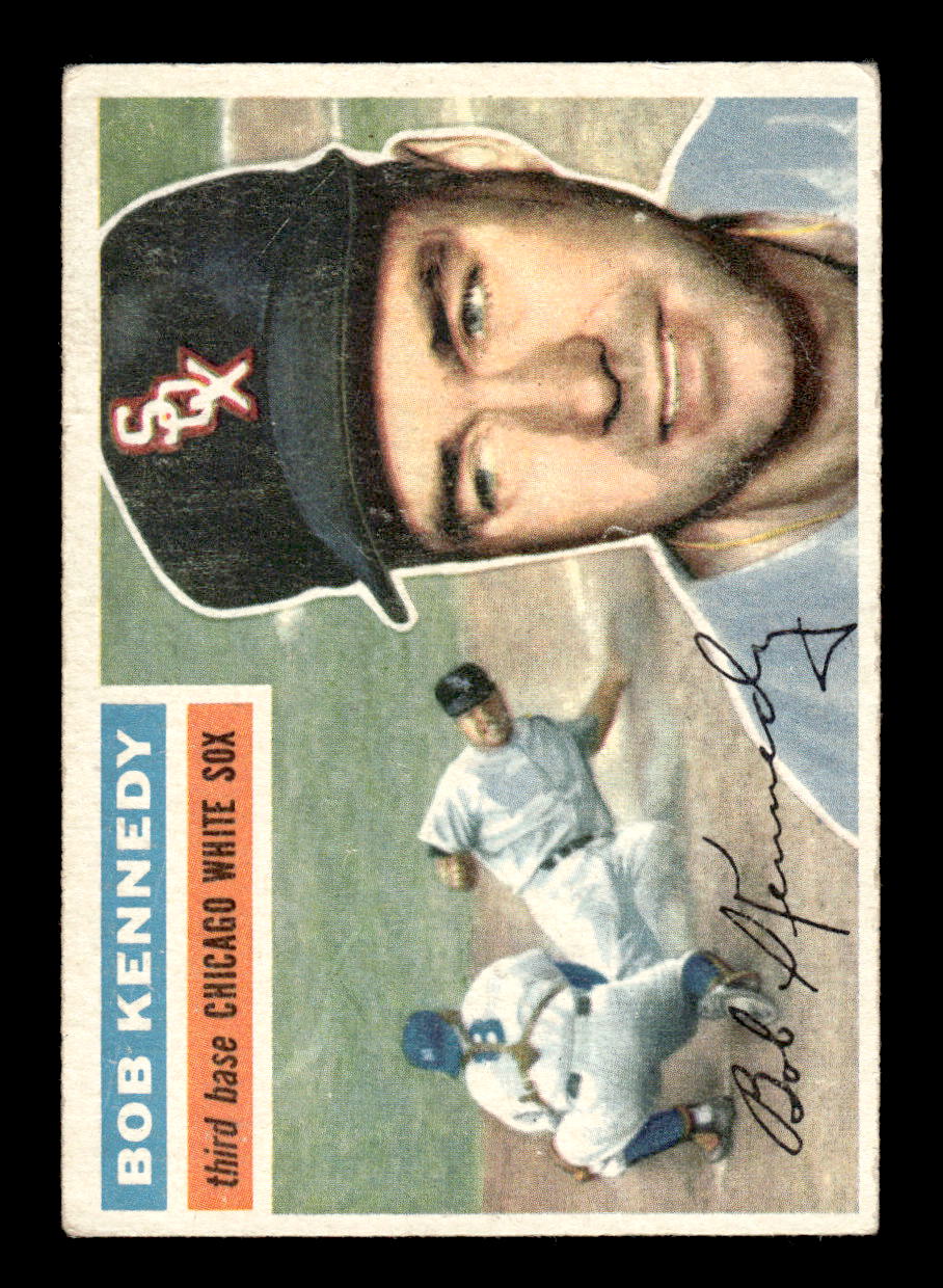 1956 Topps #38 Bob Kennedy - Chicago White Sox VGEX White Back