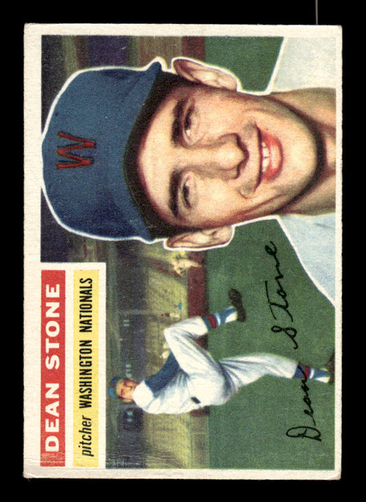 1956 Topps #87 Dean Stone - Washington Senators G/VG White Back