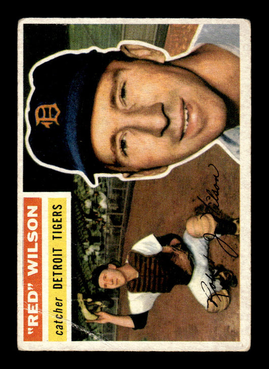 1956 Topps #92 Red Wilson - Detroit Tigers G/VG Gray Back