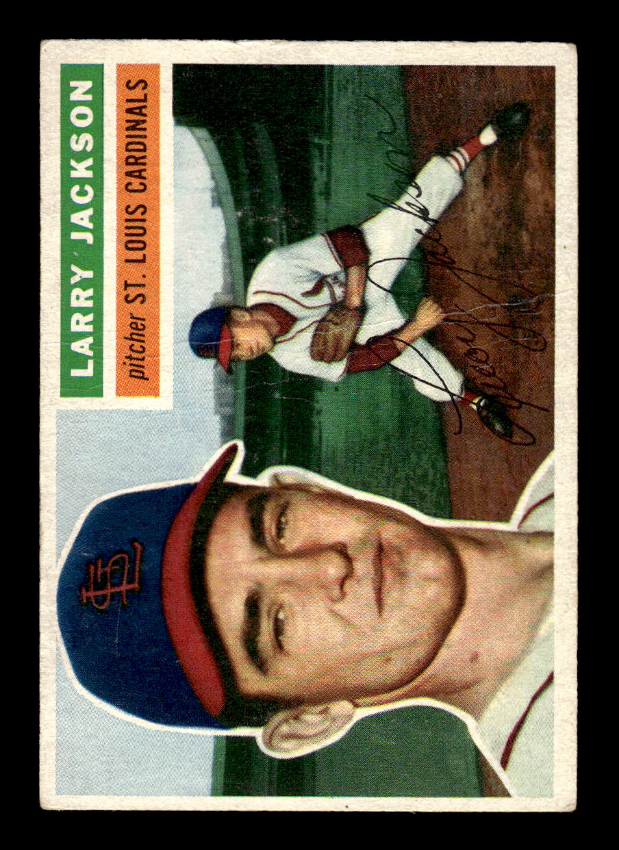 1956 Topps #119 Larry Jackson  - St. Louis Cardinals RC G/VG Gray Back