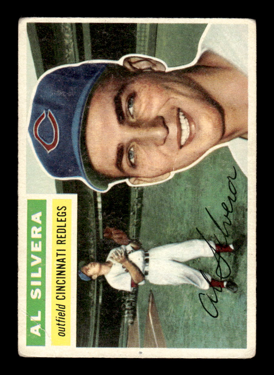 1956 Topps #137 Al Silvera  - Cincinnati Reds RC G/VG Gray Back