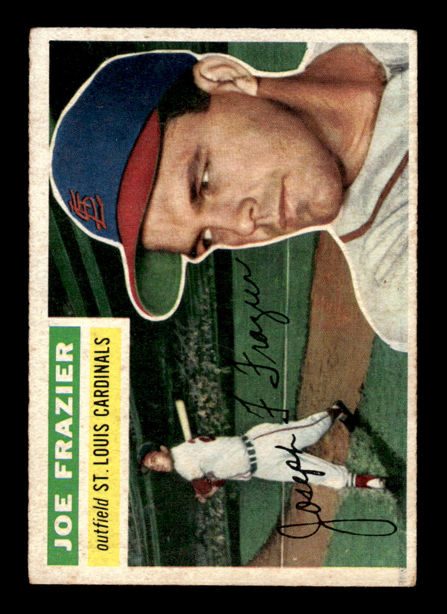 1956 Topps #141 Joe Frazier - St. Louis Cardinals VGEX Gray Back