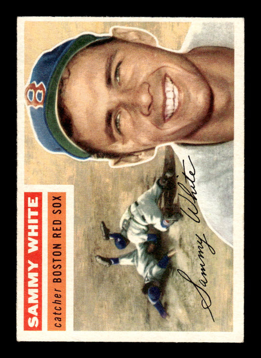 1956 Topps #168 Sammy White - Boston Red Sox EX Gray Back