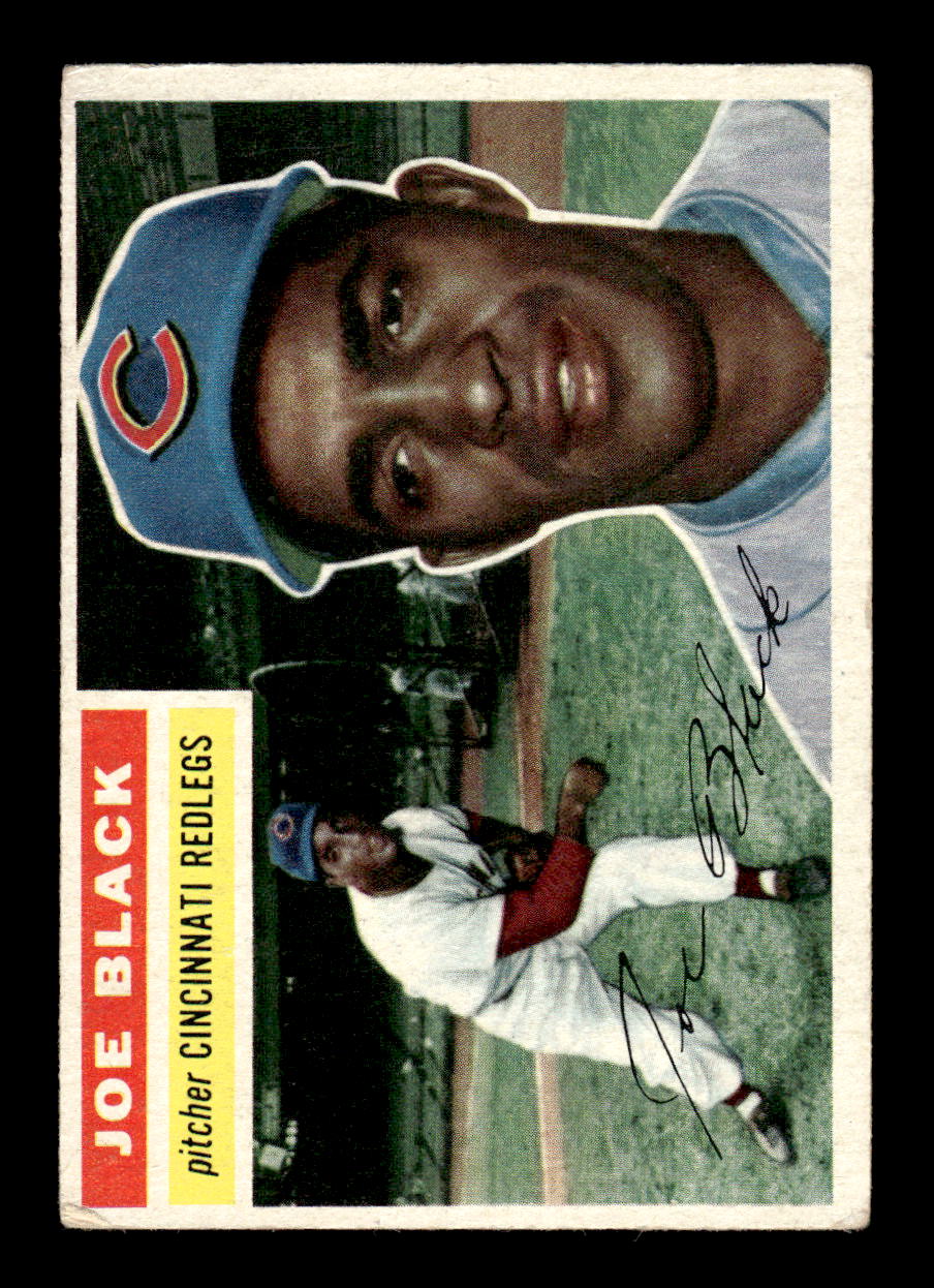 1956 Topps #178 Joe Black - Cincinnati Reds VGEX Gray Back