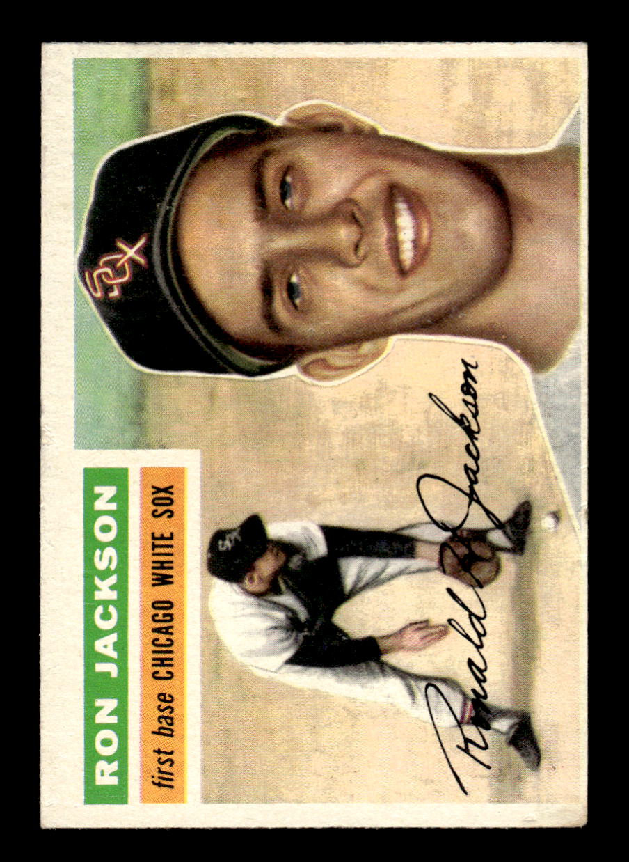 1956 Topps #186 Ron H. Jackson - Chicago White Sox VGEX