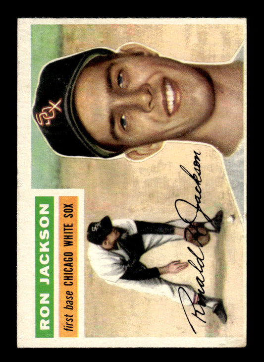 1956 Topps #186 Ron H. Jackson - Chicago White Sox VGEX