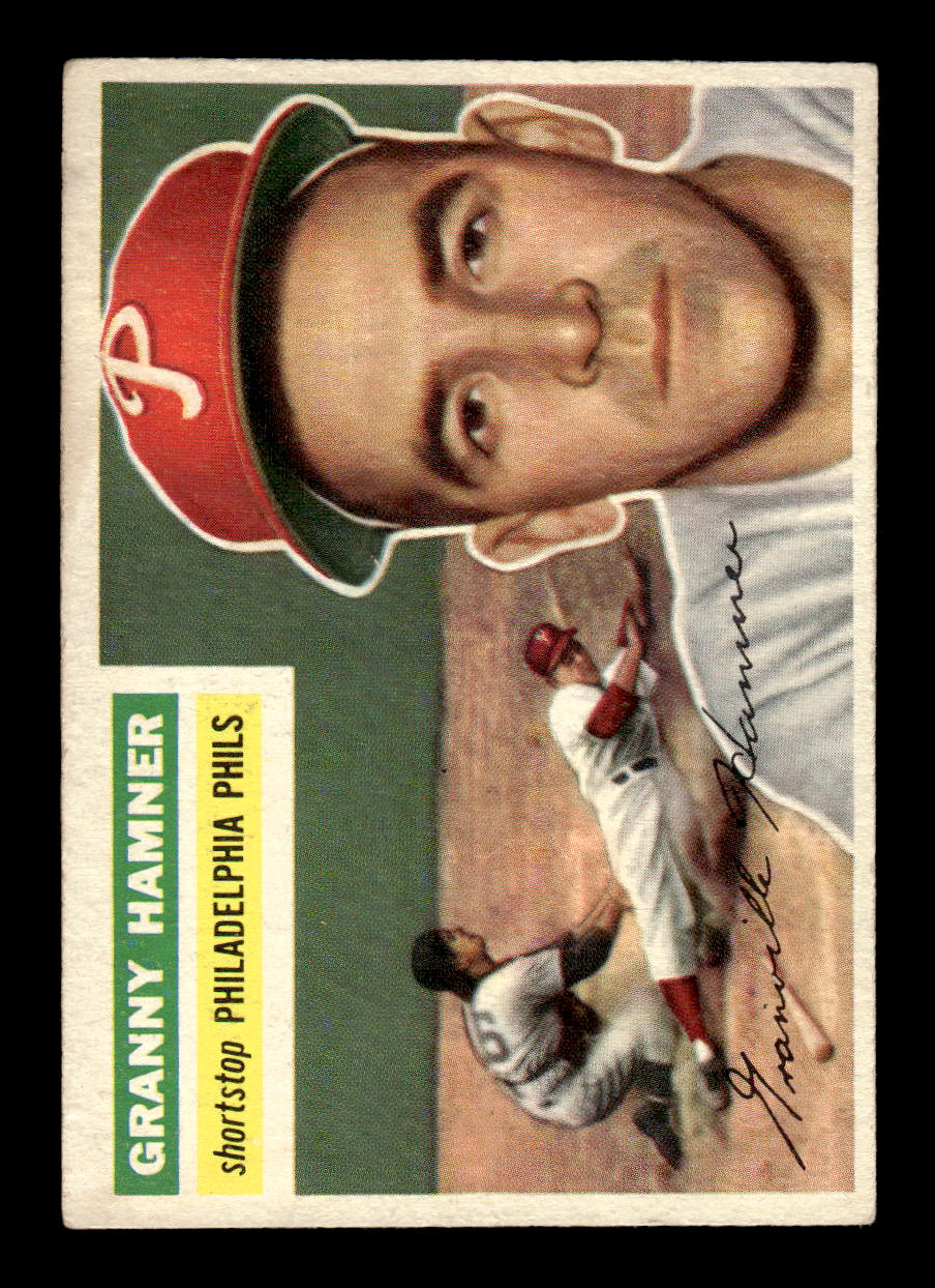 1956 Topps #197 Granny Hamner - Philadelphia Phillies VGEX