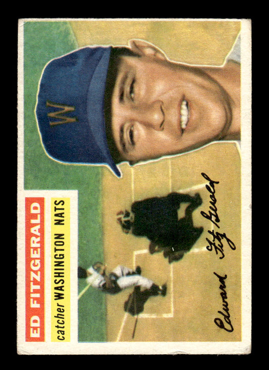 1956 Topps #198 Ed FitzGerald - Washington Senators VGEX