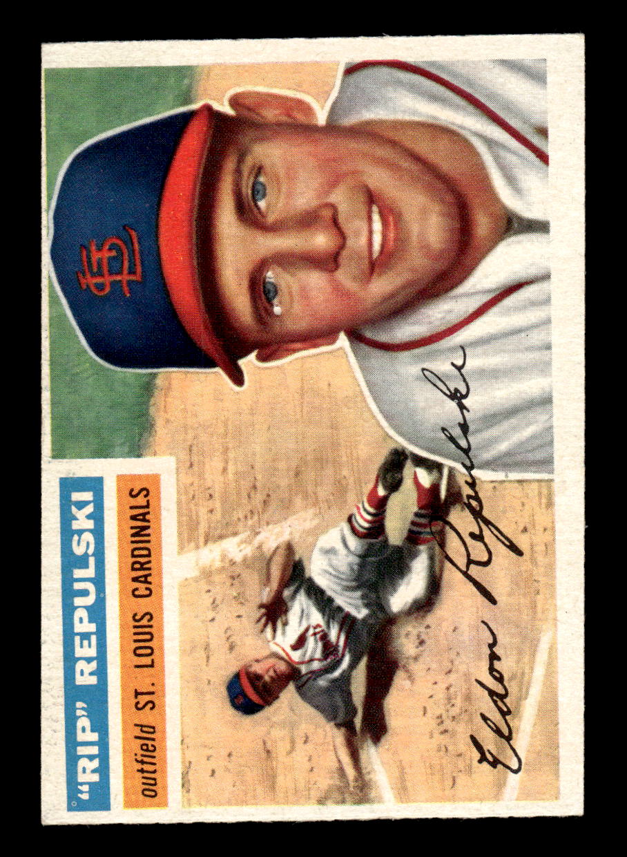 1956 Topps #201 Rip Repulski - St. Louis Cardinals EX