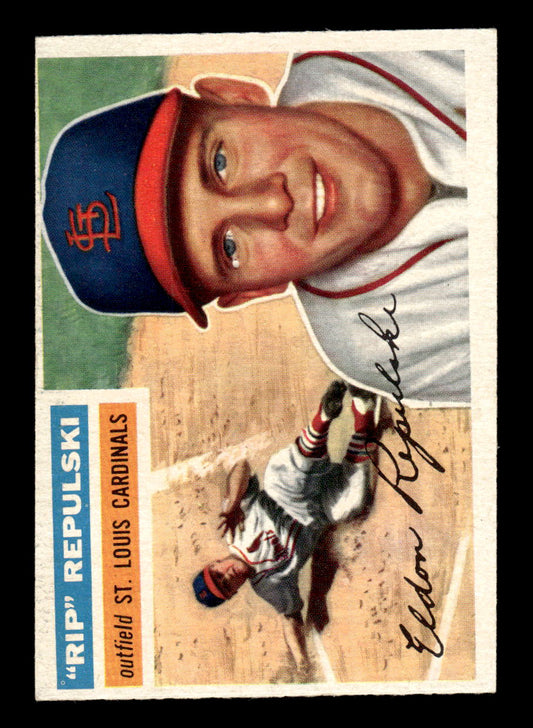 1956 Topps #201 Rip Repulski - St. Louis Cardinals EX