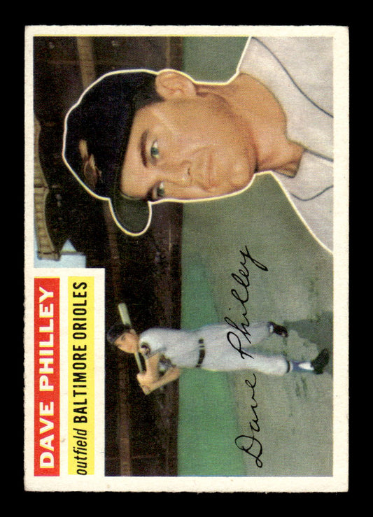 1956 Topps #222 Dave Philley - Baltimore Orioles EX