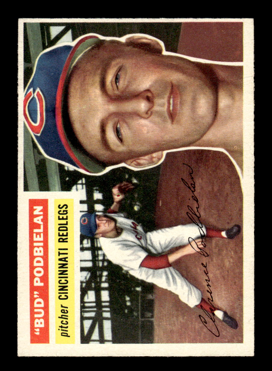 1956 Topps #224 Bud Podbielan - Cincinnati Reds EX