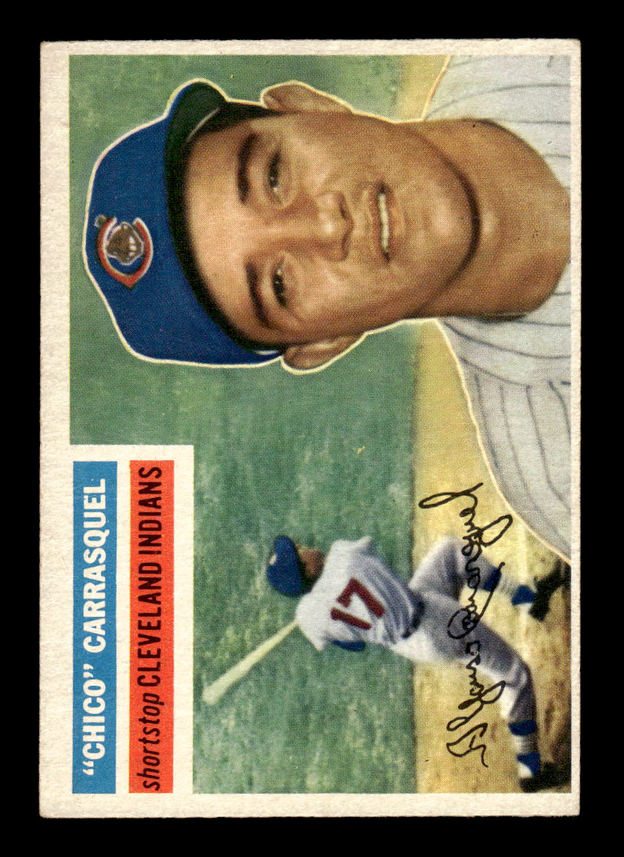 1956 Topps #230 Chico Carrasquel - Cleveland Indians EX