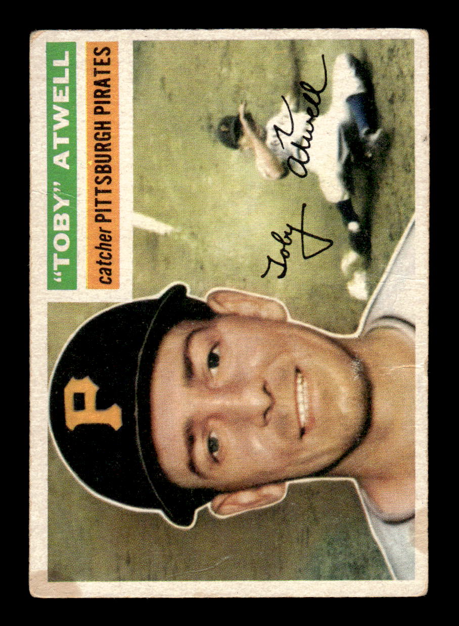 1956 Topps #232 Toby Atwell - Pittsburgh Pirates VG