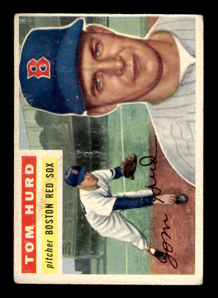 1956 Topps #256 Tom Hurd - Boston Red Sox G/VG