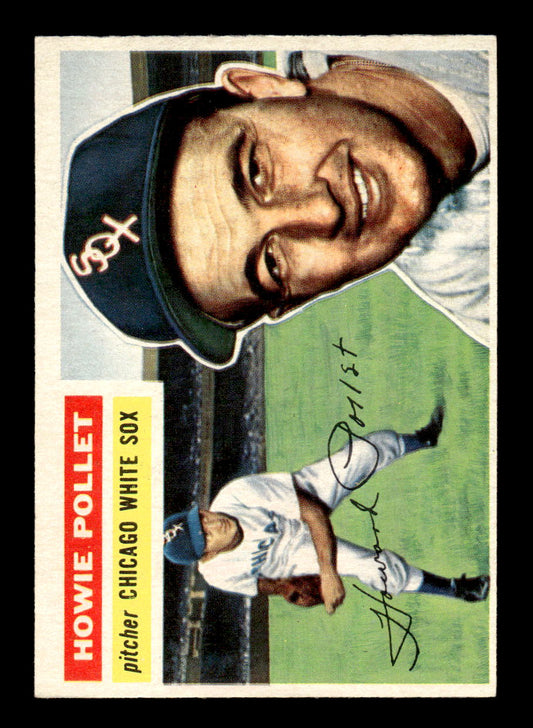 1956 Topps #262 Howie Pollet - Chicago White Sox EX