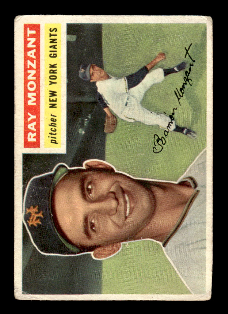 1956 Topps #264 Ray Monzant - New York Giants RC VG
