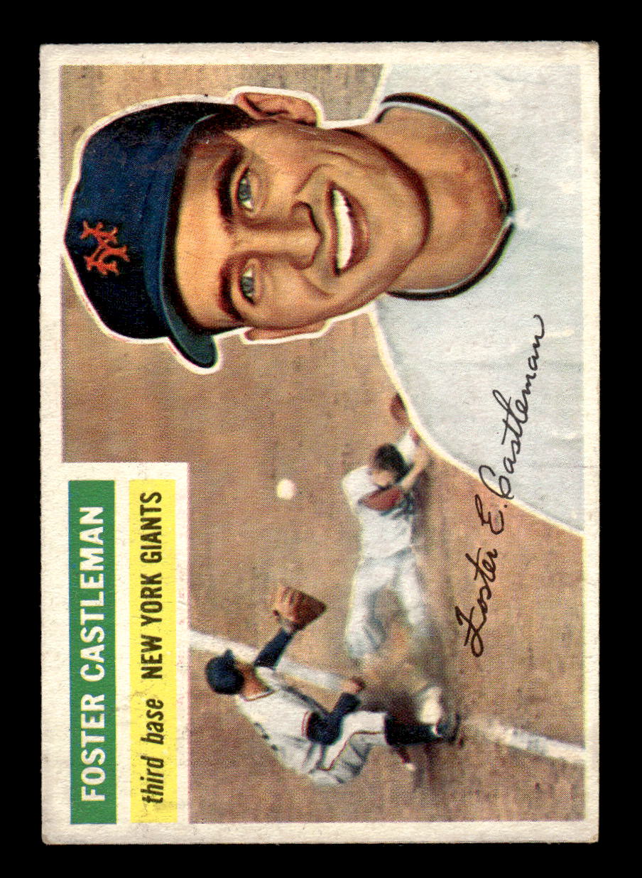 1956 Topps #271 Foster Castleman  - New York Giants RC VG