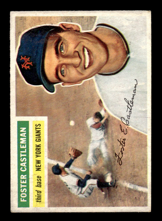 1956 Topps #271 Foster Castleman  - New York Giants RC VG