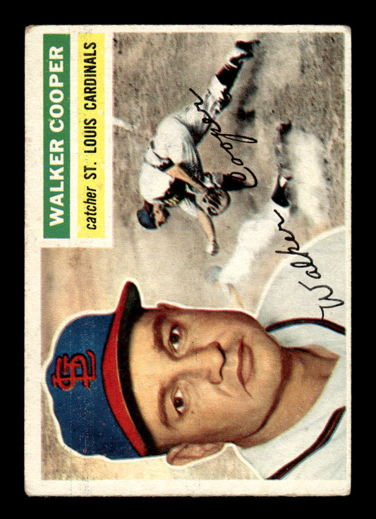 1956 Topps #273 Walker Cooper - St. Louis Cardinals VG