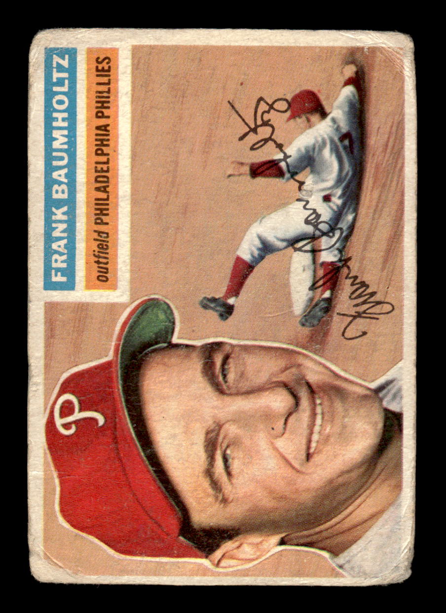 1956 Topps #274 Frank Baumholtz - Philadelphia Phillies G/VG