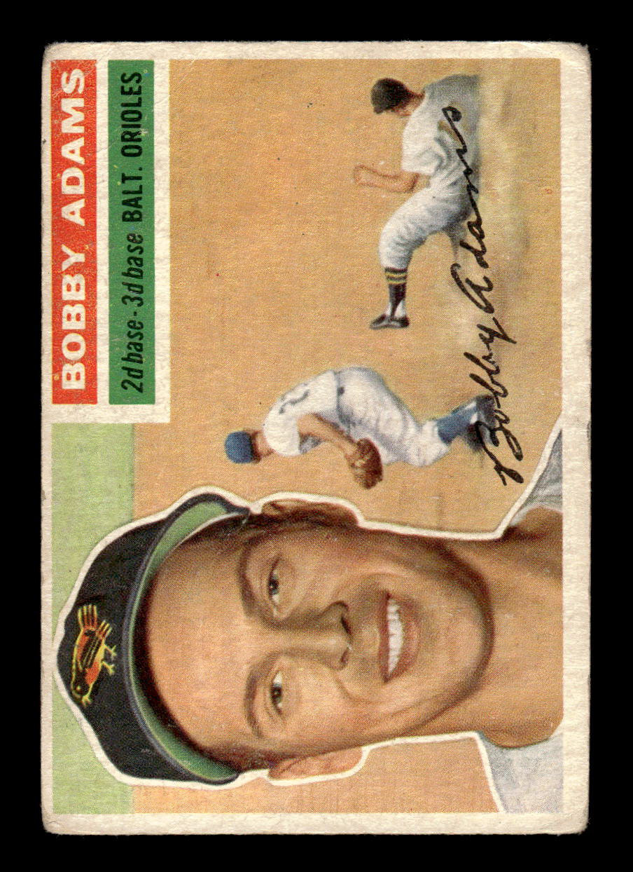 1956 Topps #287 Bobby Adams - Baltimore Orioles G/VG