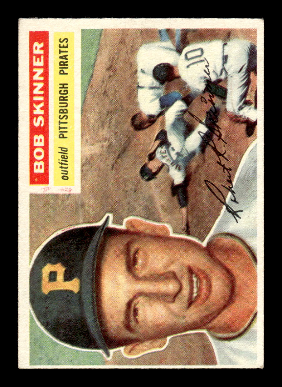 1956 Topps #297 Bob Skinner - Pittsburgh Pirates EX