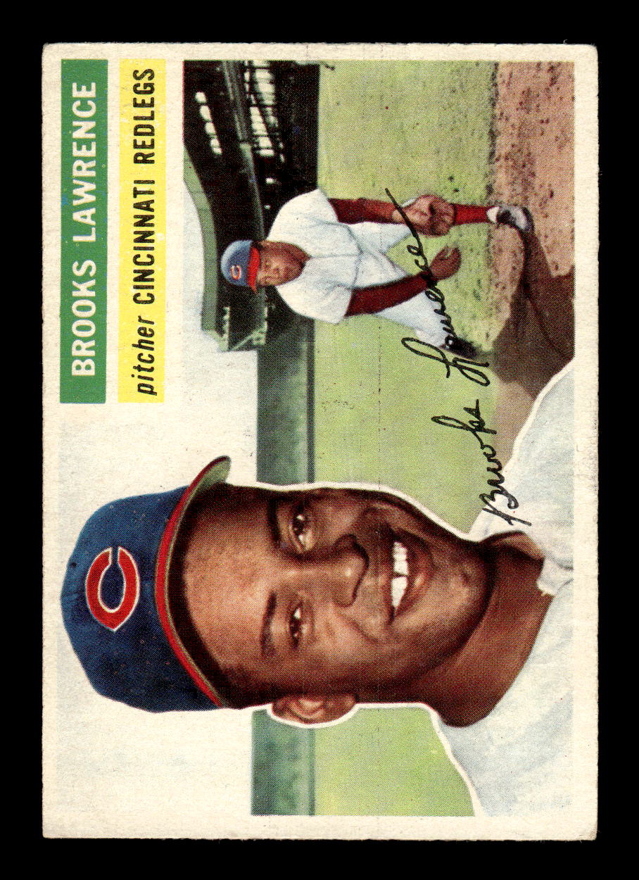 1956 Topps #305 Brooks Lawrence - Cincinnati Reds EX