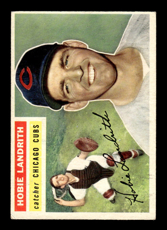 1956 Topps #314 Hobie Landrith - Chicago Cubs VGEX